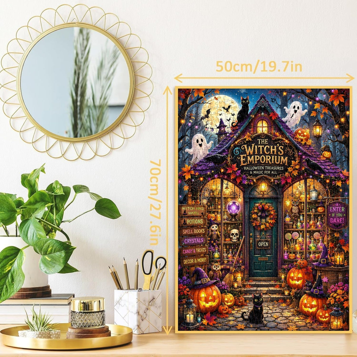 Create, Learn, and Enjoy Halloween Together with a Hands-On Puzzle Craft 🎃👨‍👩‍👧‍👦✨
