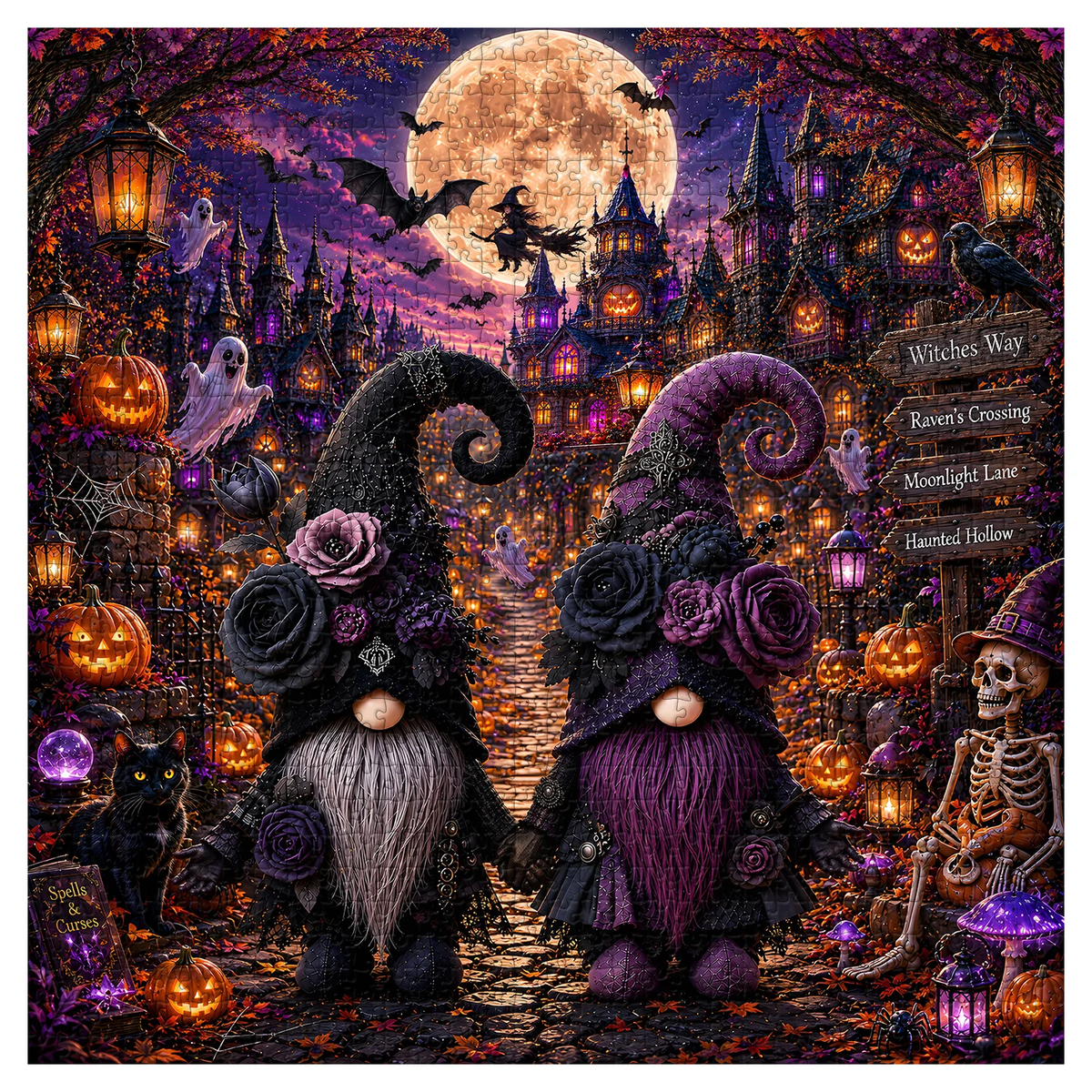 Create, Learn, and Enjoy Halloween Together with a Hands-On Puzzle Craft 🎃👨‍👩‍👧‍👦✨