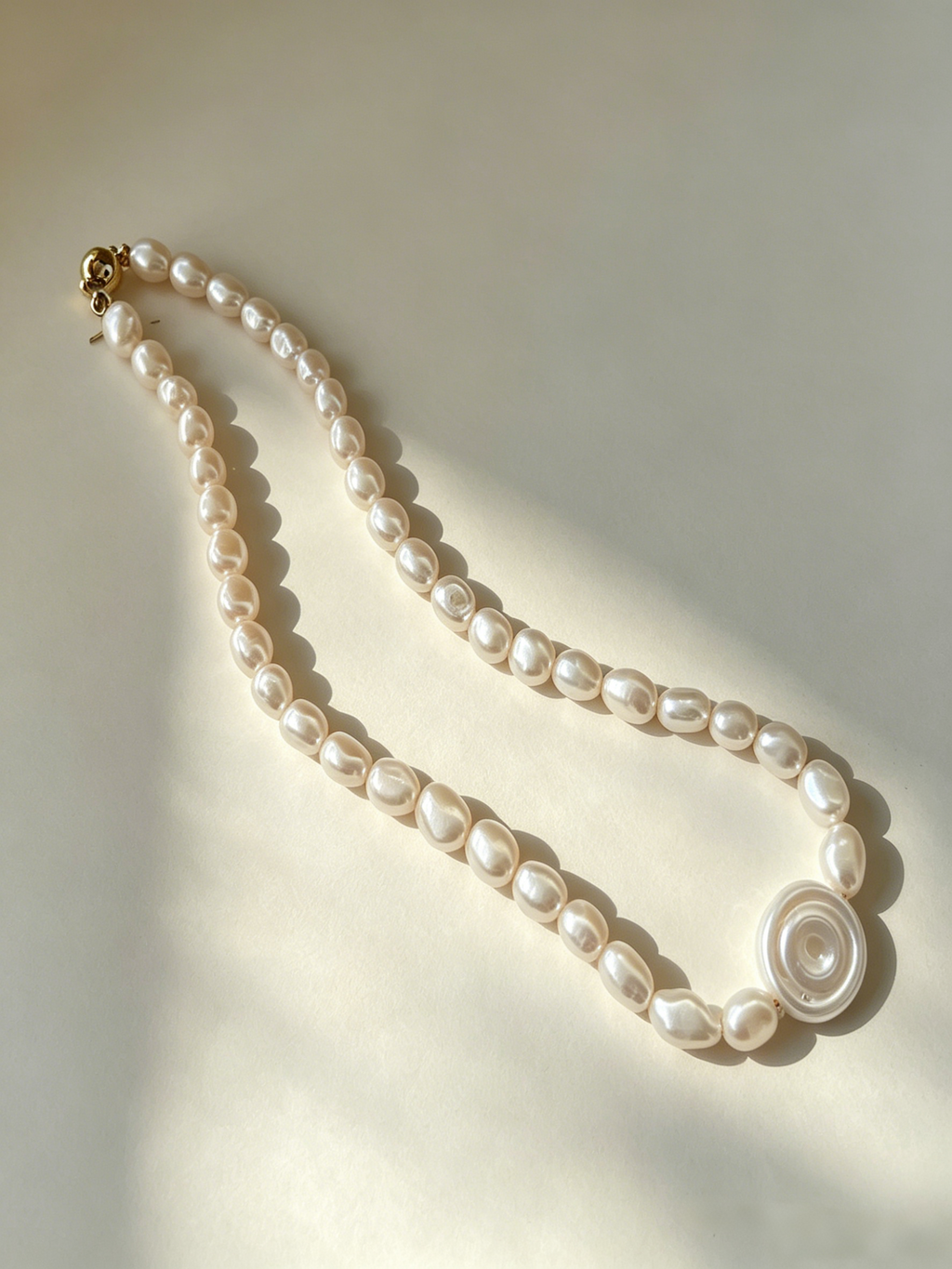 Roman Antiquity Baroque Pearl Choker