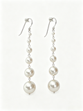 Pearl Drop Statement Earrings