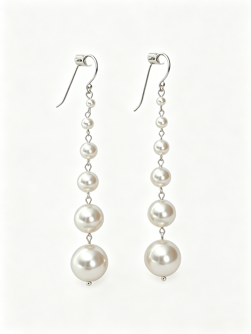 Pearl Drop Statement Earrings