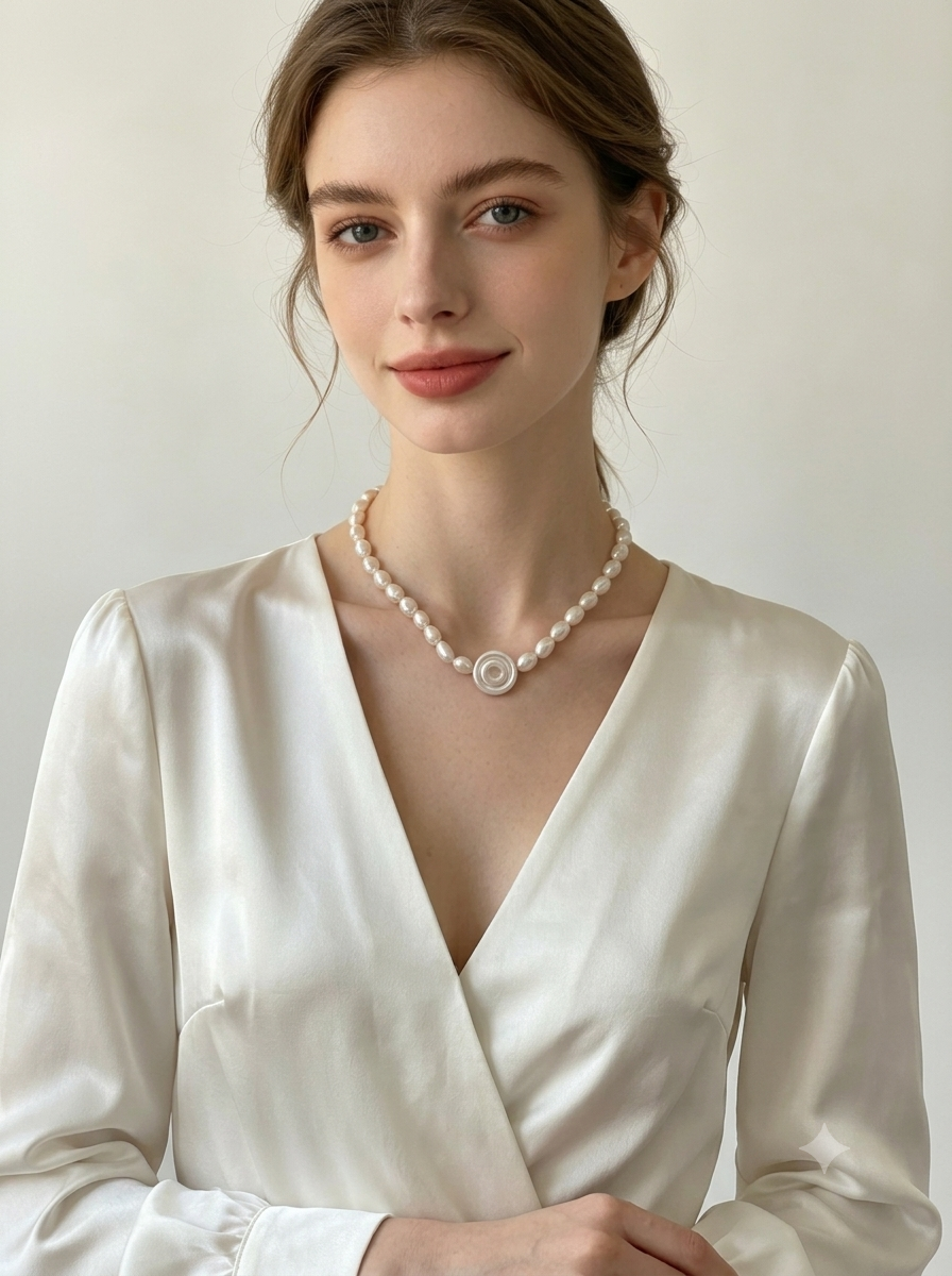 Roman Antiquity Baroque Pearl Choker