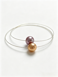 Iridescent Baroque Pearl Choker (45cm)