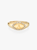 Initial Signet Ring
