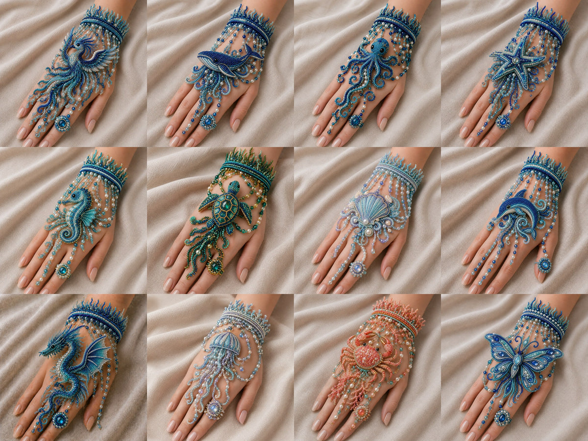 🔥Last Day BUY 3 GET 1 FREE🌊 DIY Ocean Beaded Bracelet Kit – Create Your Own Sea-Inspired Jewelry ✨