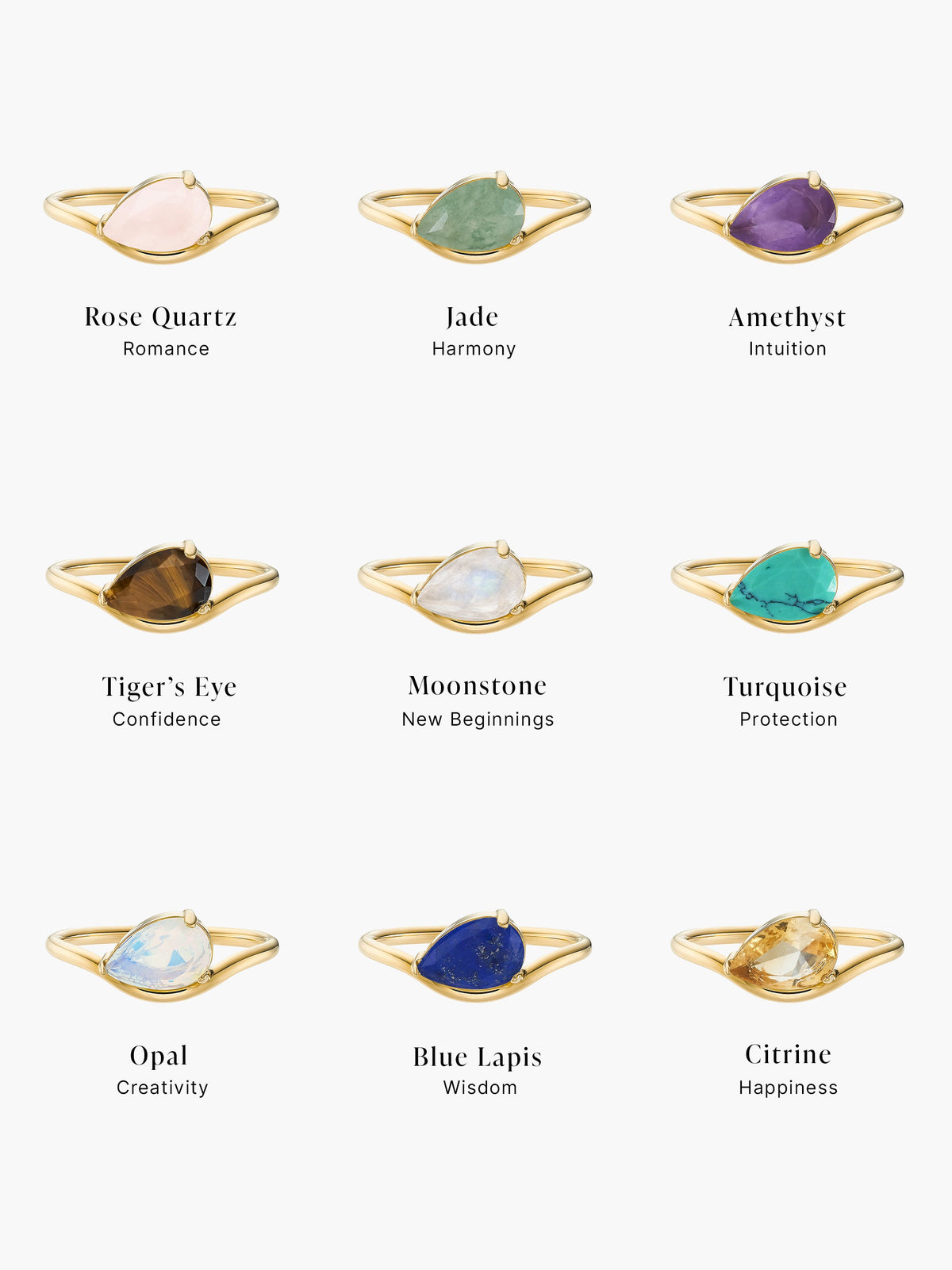 Pia Gemstone Ring