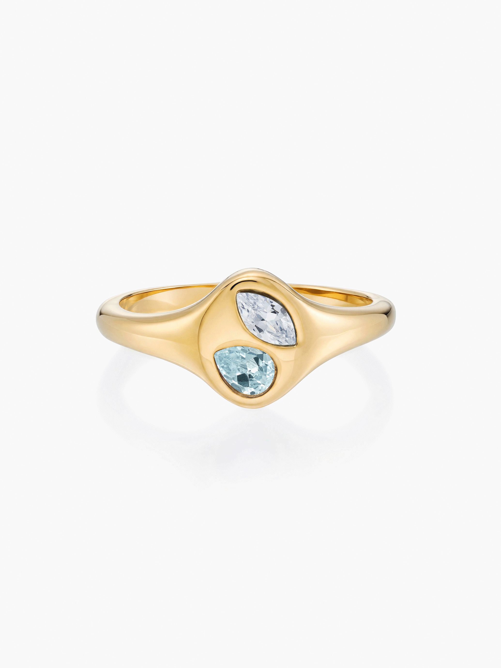 Birthstone Signet Ring
