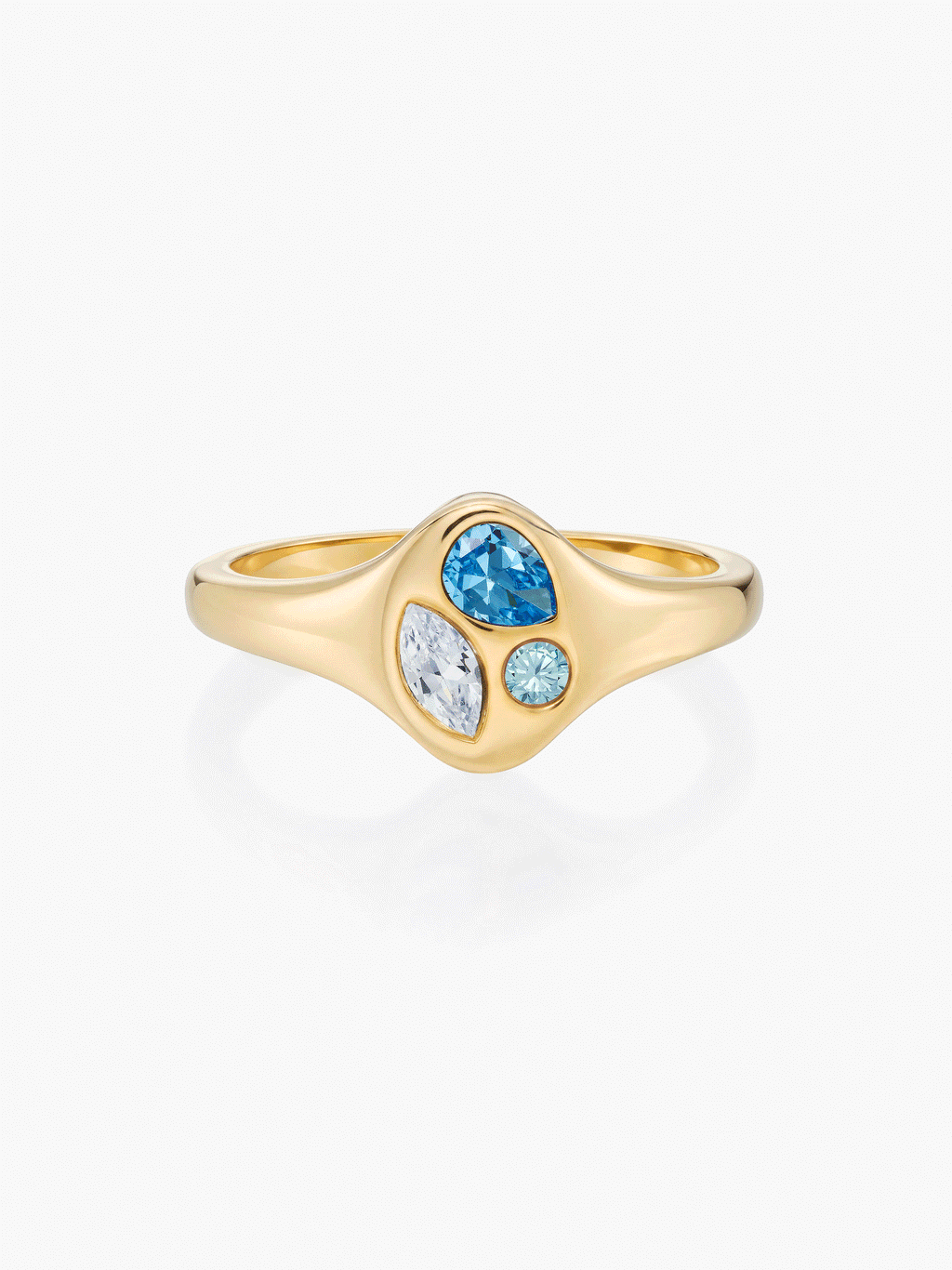 Birthstone Signet Ring