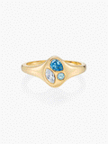 Birthstone Signet Ring