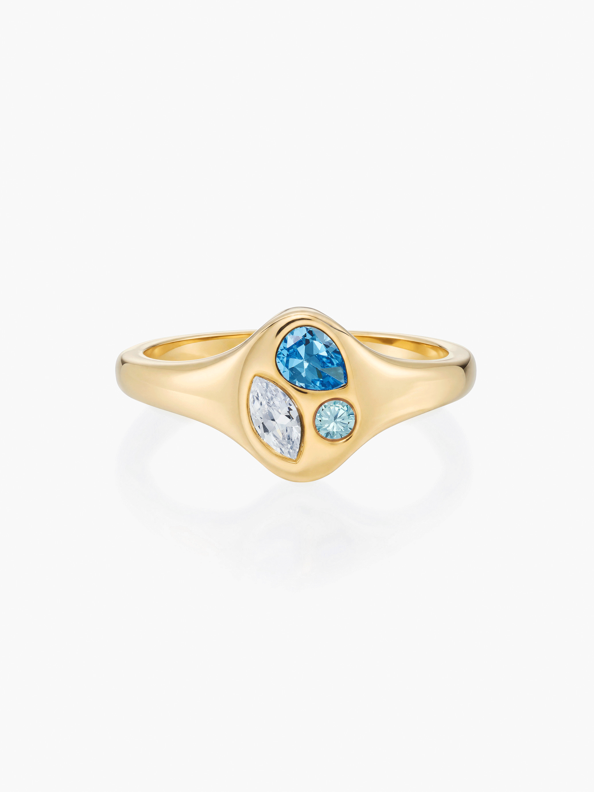 Birthstone Signet Ring