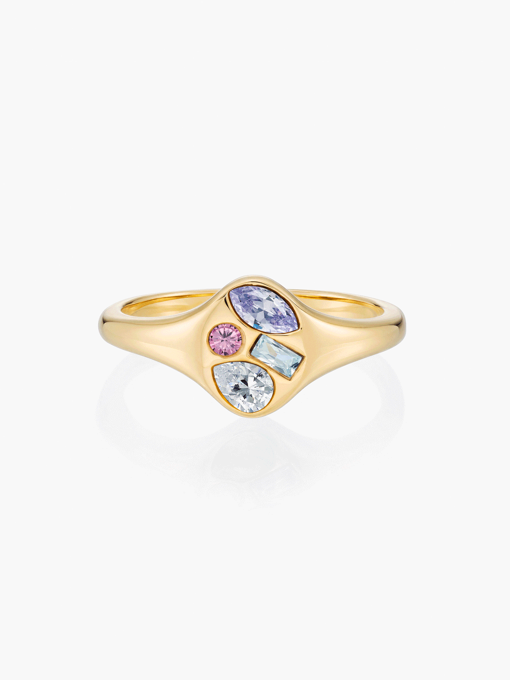 Birthstone Signet Ring